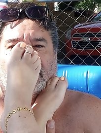 Dripping foot soles for my oral pleasure