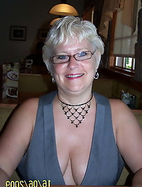 Mature mademoiselle is playing alone