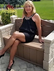 Sexy matures on park bench 2