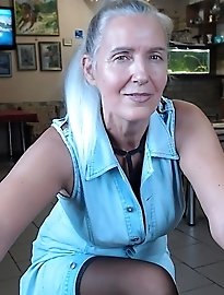 Perfect images of mature business women stripping completely on camera.