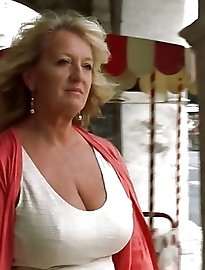 Skillful mature damsels are revealing their boobs