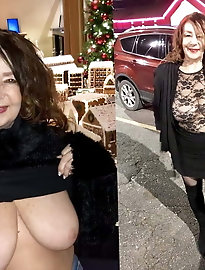 Experienced cuties are showing off their boobs