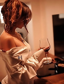 Horny mature female is having sex with her boyfriend