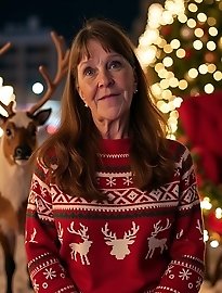 Christmas with a hot granny Carmen s festive and horny ai