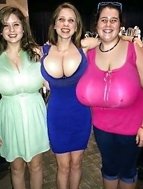 Big breasted mature hellcats are giving head