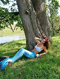 Mermaid under the Tree
