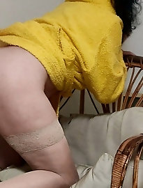 Black andquot;Wet Lookandquot; Mini Dress