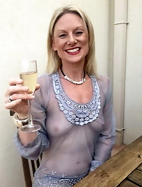 Stunning older ladies in hot dress