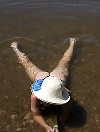 Oral sex resulting in a mouth full of semen